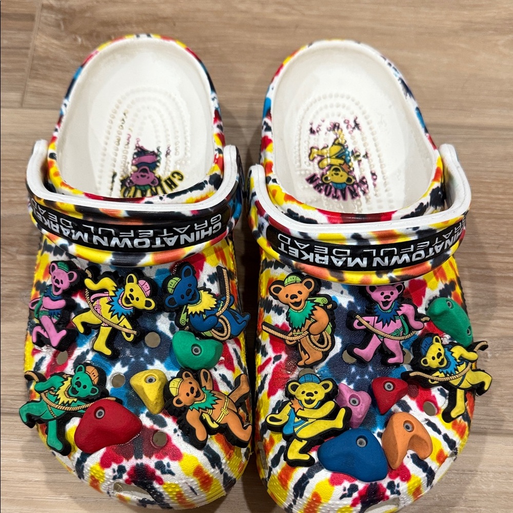 Colorful Grateful Dead Clogs